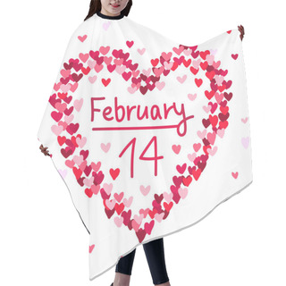 Personality  Illustration Of The February 14 Valentine's Day Hair Cutting Cape