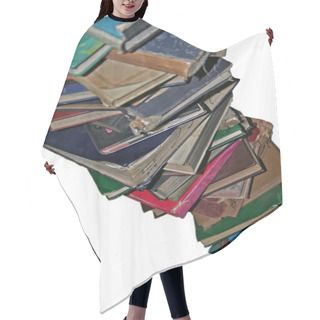 Personality  Books In A Stack Hair Cutting Cape