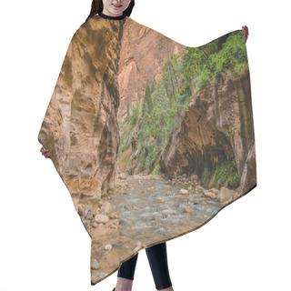 Personality  Virgin River In Zion National Park Utah Hair Cutting Cape
