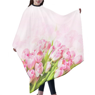 Personality  Spring Tulip Flowers Hair Cutting Cape