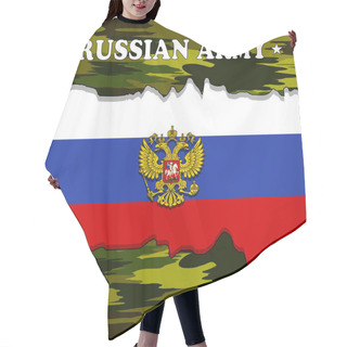 Personality  Russian Army - Military Camouflage Hair Cutting Cape