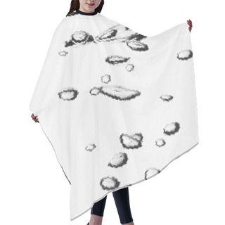 Personality  Fresh Water With Underwater Bubbles Texture Background Hair Cutting Cape