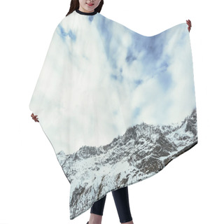 Personality  Beautiful Mountains Landscape Under Cloudy Sky, Austria Hair Cutting Cape