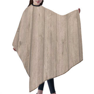 Personality  Wooden Planks Background Hair Cutting Cape
