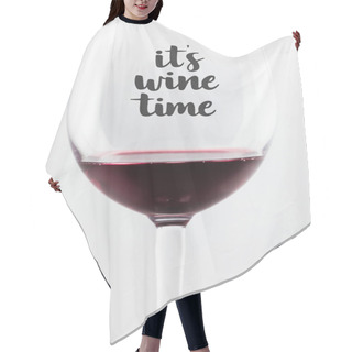 Personality  Red Wine In Glass   Hair Cutting Cape