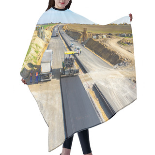 Personality  New Road Construction Hair Cutting Cape