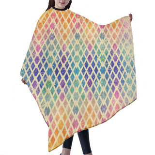 Personality  Grunge Mosaic Background Hair Cutting Cape