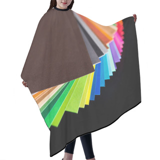 Personality  Various Colorful Papers Hair Cutting Cape