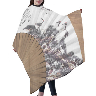 Personality  Traditional Artistic Fan Hair Cutting Cape