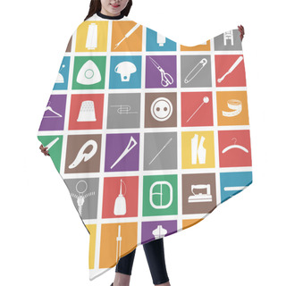 Personality  Sewing Icons Hair Cutting Cape