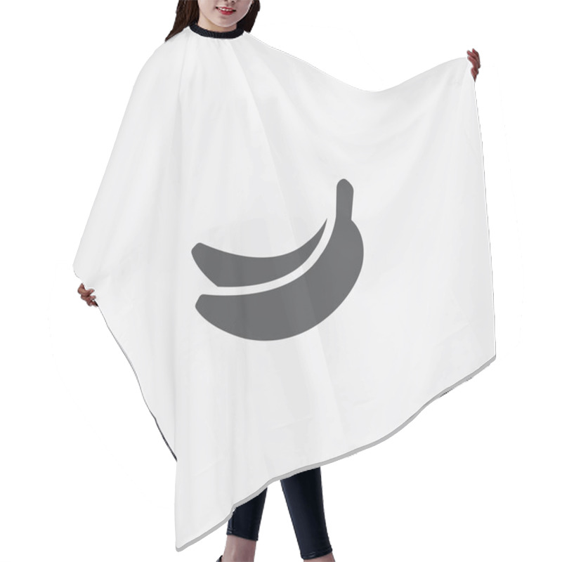 Personality  simple banana icon hair cutting cape