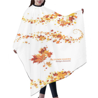 Personality  Autumn Leaves Design Elements Hair Cutting Cape
