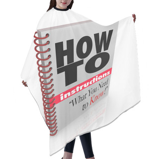 Personality  Instruction Book How To Do It Yourself Manual Hair Cutting Cape