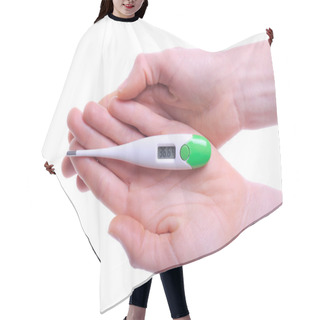 Personality  Thermometer Hair Cutting Cape