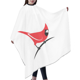 Personality  Northern Red Cardinal Bird Sign Hair Cutting Cape
