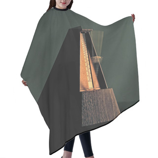 Personality  Metronome - The Instrument Of Keeping Beat Playing Music Hair Cutting Cape