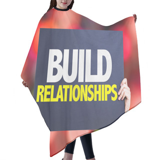 Personality  Build Relationships Card Hair Cutting Cape