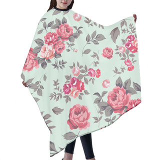 Personality  Rose Seamless Pattern Hair Cutting Cape