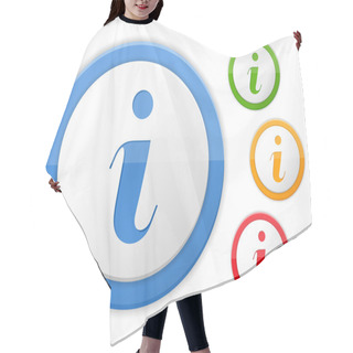 Personality  Information Icon Hair Cutting Cape
