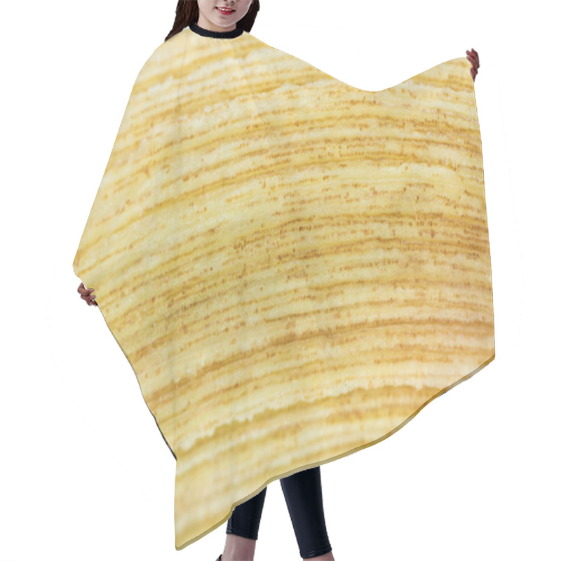 Personality  Close Up View Of Yellow Textured Banana Peel Hair Cutting Cape