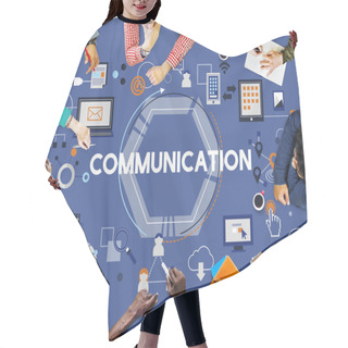 Personality  Communication Connection Concept Hair Cutting Cape