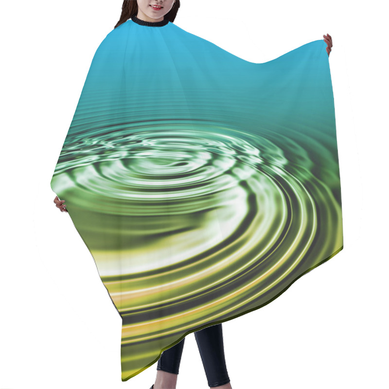 Personality  Rippled Water Waves Hair Cutting Cape