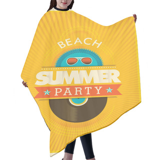 Personality  Summer Party Poster.  Hair Cutting Cape
