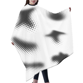 Personality  Halftone Brushes Hair Cutting Cape