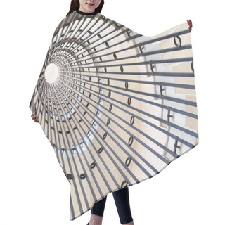 Personality  View Of A Spiral Staircase Hair Cutting Cape