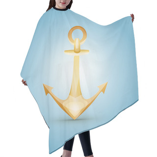 Personality  Anchor Vector, Vector  Illustration  Hair Cutting Cape