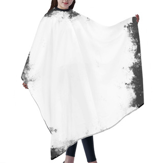 Personality  Grunge Frame. Hair Cutting Cape