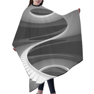 Personality  Spiral Staircase Hair Cutting Cape