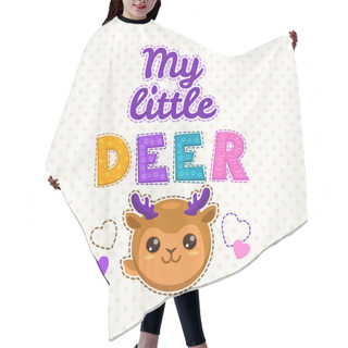 Personality  Cute Kids Illustration Hair Cutting Cape