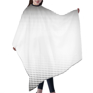 Personality  Abstract Halftone Pattern Hair Cutting Cape