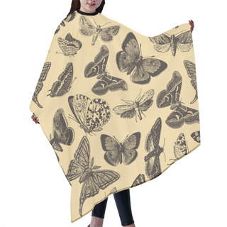 Personality  Butterfly Pattern Hair Cutting Cape