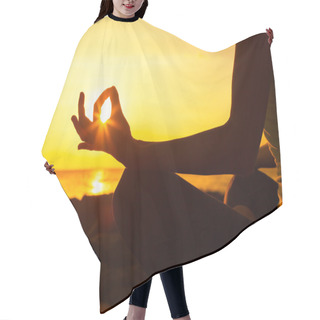Personality  Relax And Meditate Hair Cutting Cape
