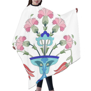 Personality  Ottoman Carnations And Tulips Hair Cutting Cape