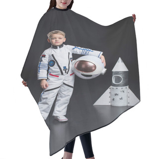 Personality  Boy In Astronaut Costume Hair Cutting Cape