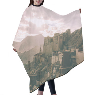 Personality  Leh Town Cityscape In Indian Himalayas  Hair Cutting Cape
