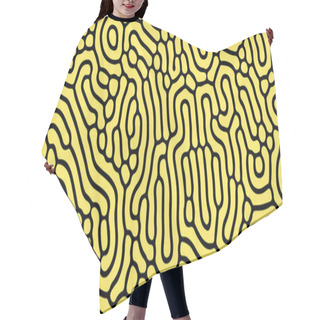 Personality  Seamless Organic, Biological Pattern. Abstract Shapes Like Corals. Hair Cutting Cape
