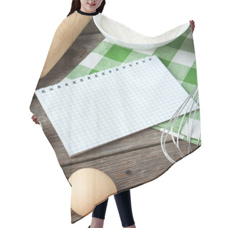 Personality  Open Blank Recipe Book Hair Cutting Cape