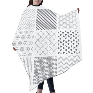 Personality  Rhombus, Hexagon And Grid   Hair Cutting Cape