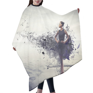 Personality  Black Beauty Hair Cutting Cape