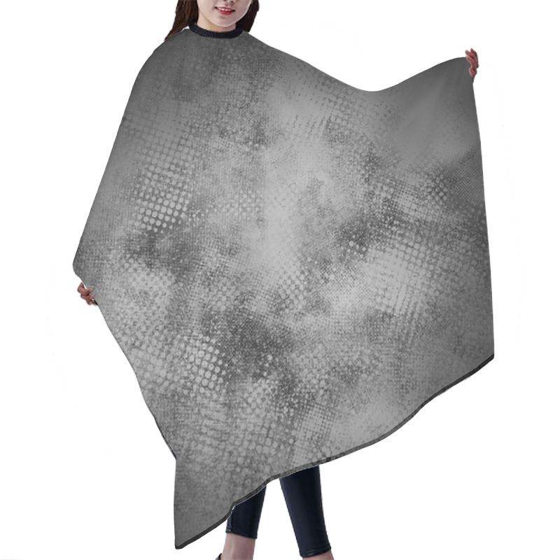 Personality  Grunge Gray Background Hair Cutting Cape