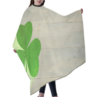 Personality  Composite Image Of Shamrock Hair Cutting Cape