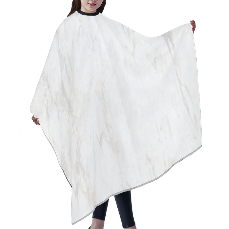 Personality  Marble Texture White Background Hair Cutting Cape