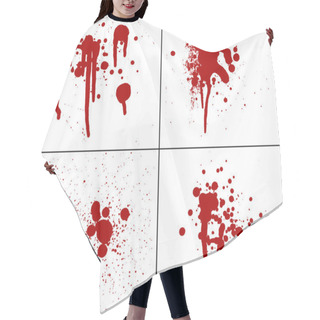 Personality  Blood Splatter Red Horror Bloody Gore Drip Murder Violence Hair Cutting Cape