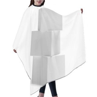 Personality  Three Cubes Hair Cutting Cape
