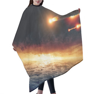 Personality  Asteroid Impact Hair Cutting Cape
