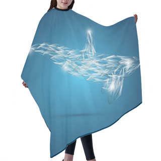 Personality  Abstract Shark Vector, Vector Illustration  Hair Cutting Cape